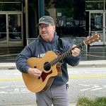 Busking in Santa Cruz